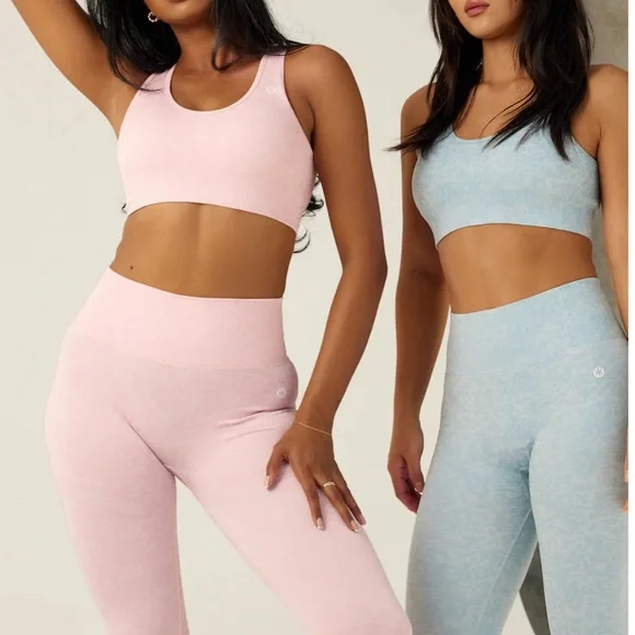 Pink Racerback Sports Bra Medium Support - Picture 2 of 3